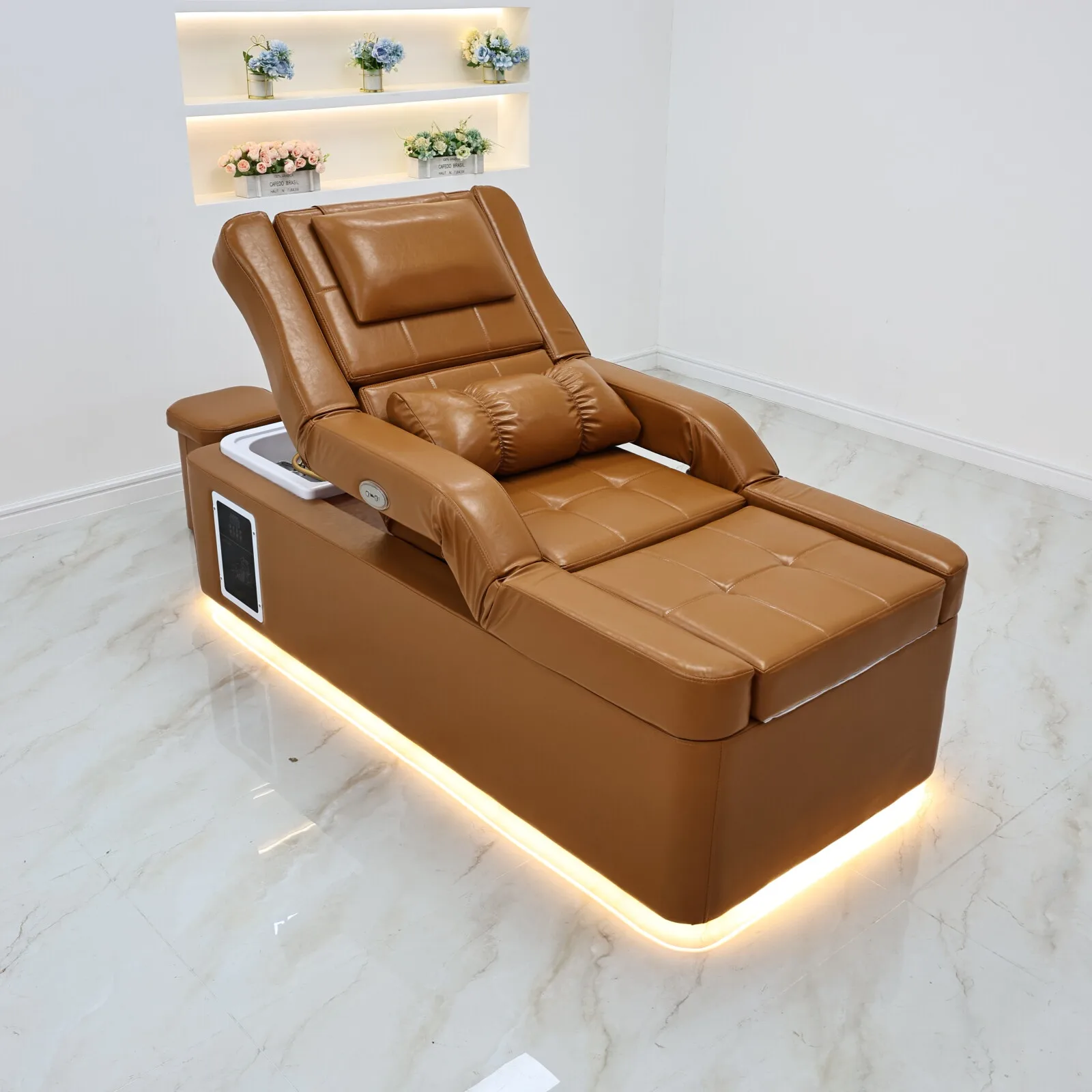 Head Spa Salon Store Business Growth Advisor Commercial Furniture Shampoo Bed Massage Table Factory Direct Customization for You