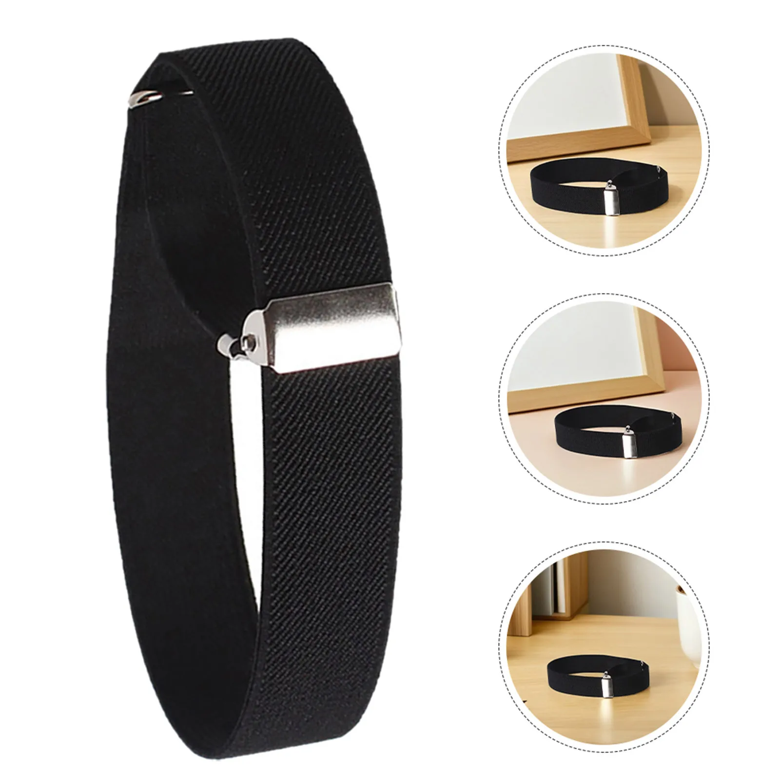 

5Pairs Black Elastic Arm Garter Bands Adjustable Stretchy Sleeve Holders Shirt Cuff Retainers Anti-Slip Sleeve Garters for Men