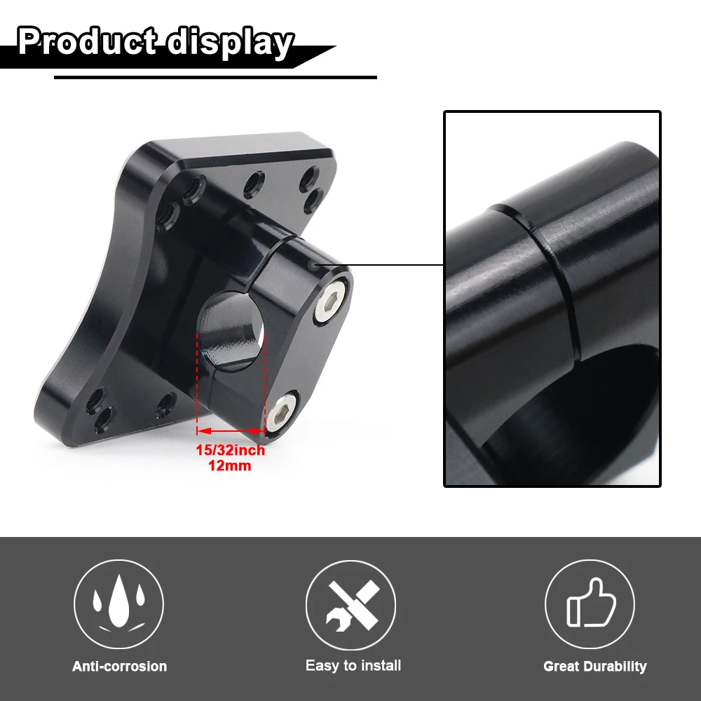 New Motorcycle GPS Phone Navigation Mounting Bracket Adapter Holder Phone Bracket Fit For Kawasaki KLR650 2022-2026 KLE 500 2026