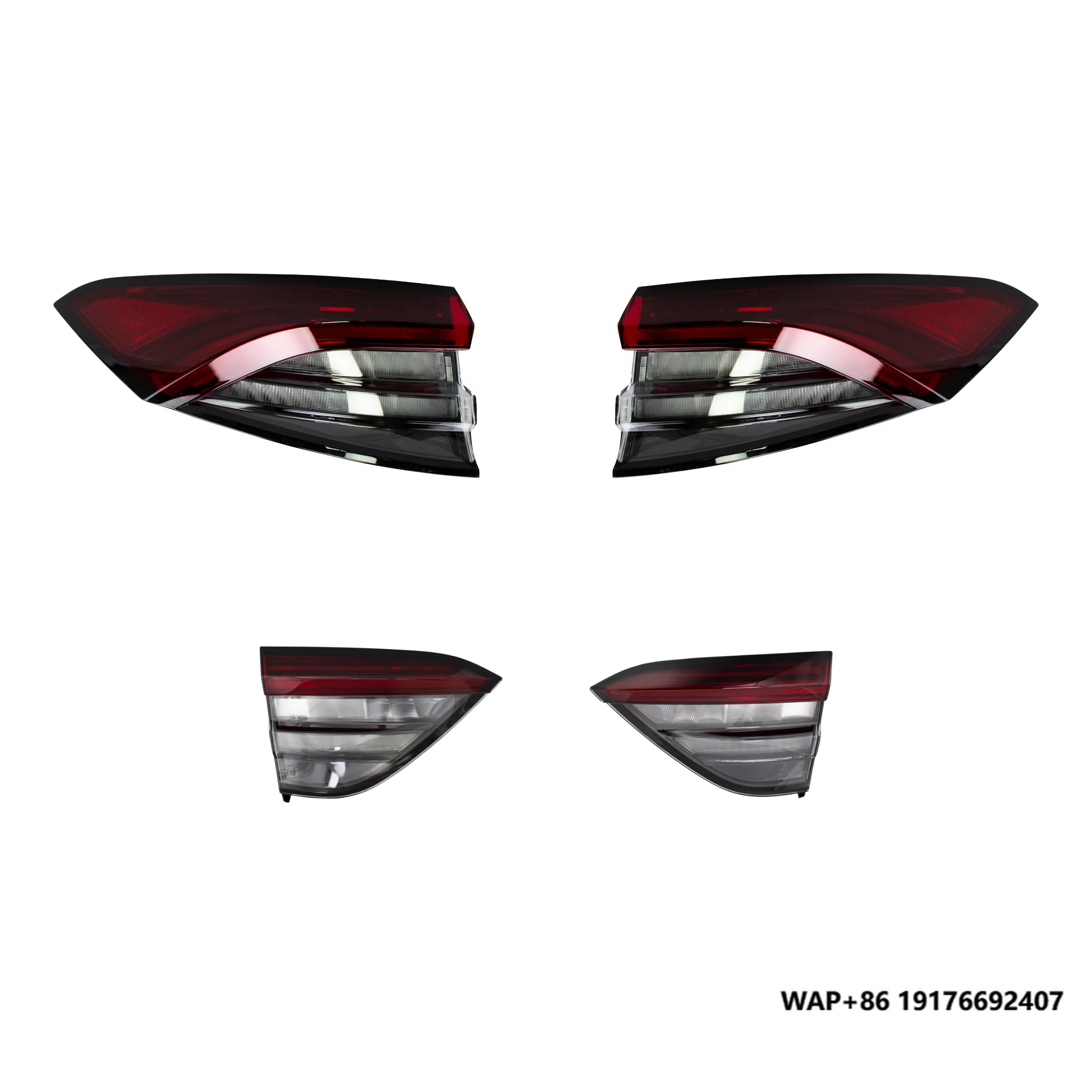 

OEM 670155096 670155100 670155103 670155105 Комплект задних фонарей со светодиодной подсветкой дымчатого цвета для Maserati Levante 2021-2022 M161