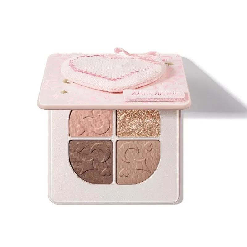 

Maquillaje Korean Blush Make Up Blusher Highlight Eyeshadow Palette 4 Colour Long Lasting Makeup Face Powder