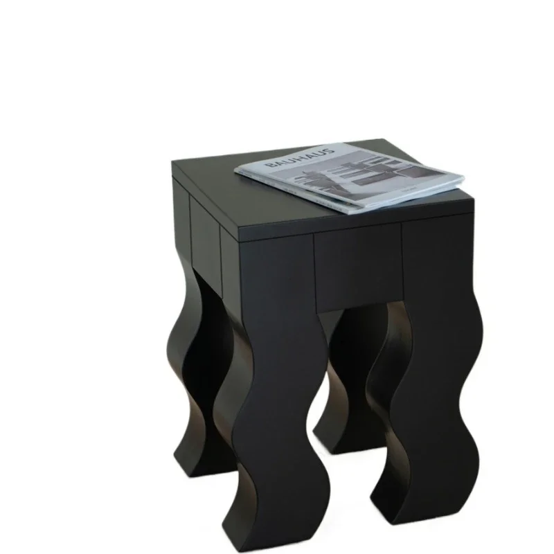 

Nordic designer model, small stool wood paint, stool sofa side table, creative bedside table