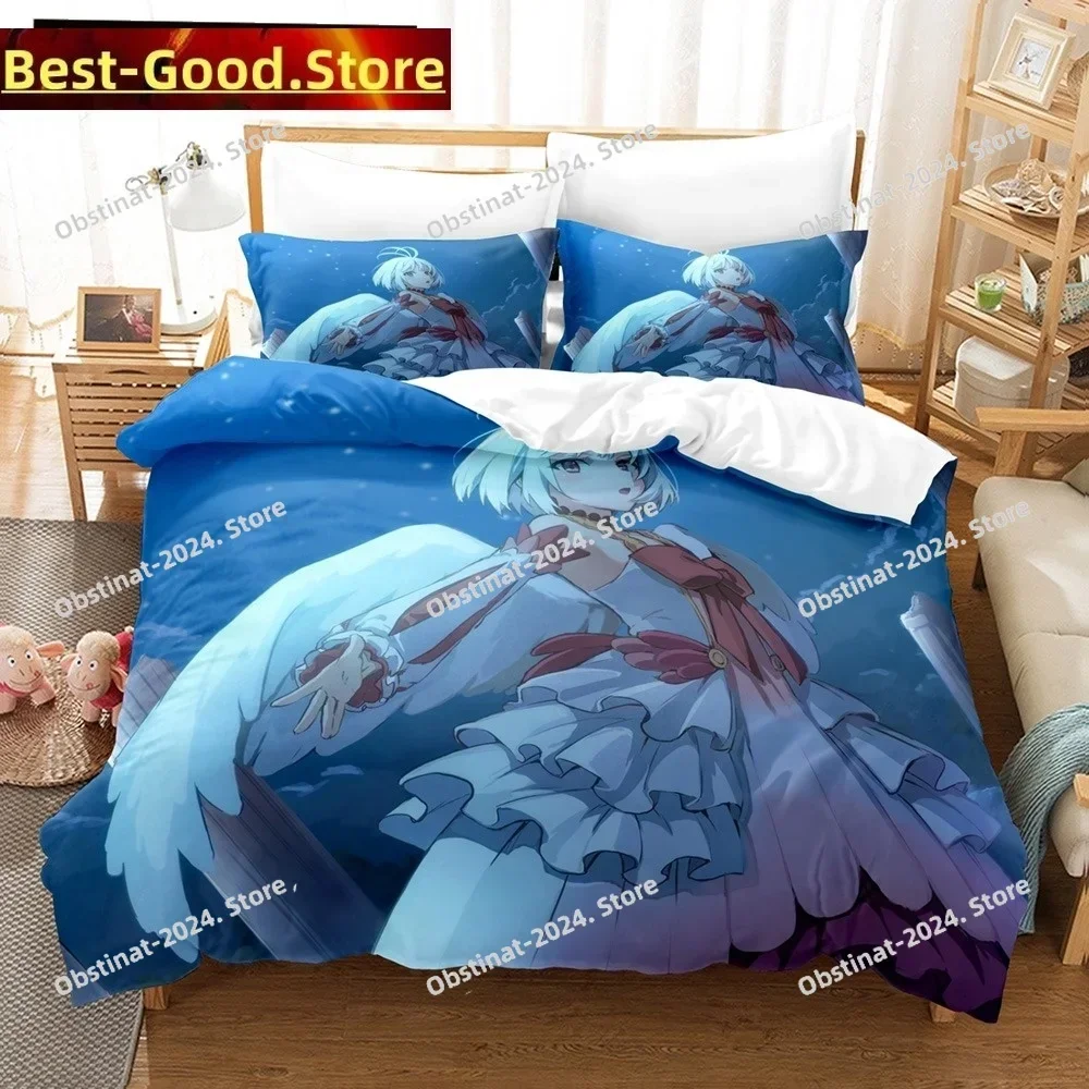 3D Cartoons The Rising of the Shield Hero Printed Bed Set Duvet Cover Pillowcase Bedding Set Linen Sheet Quilt Cover Full Size