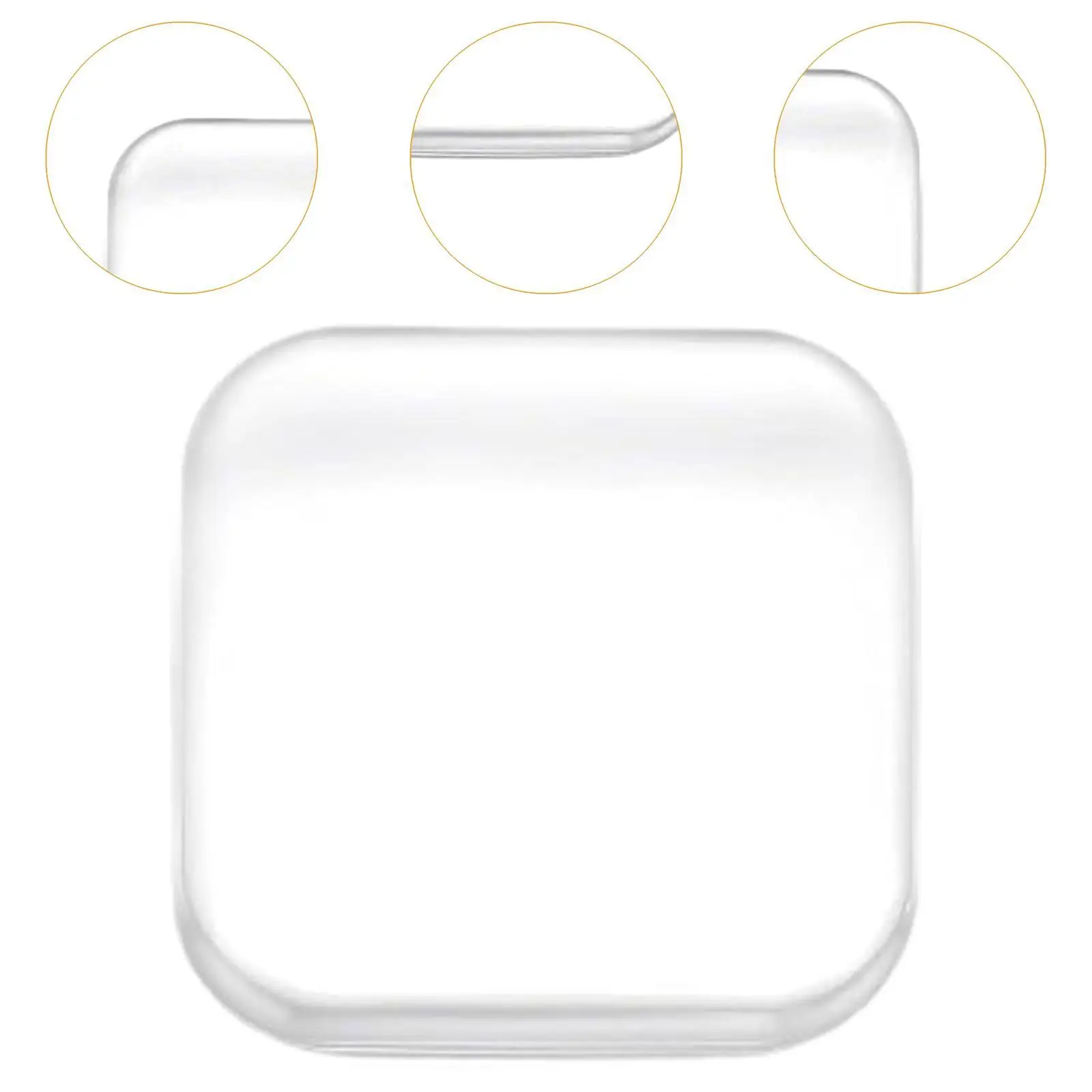 6Pcs 도어 스토퍼 벽 보호대 냉장고 가정용 도어