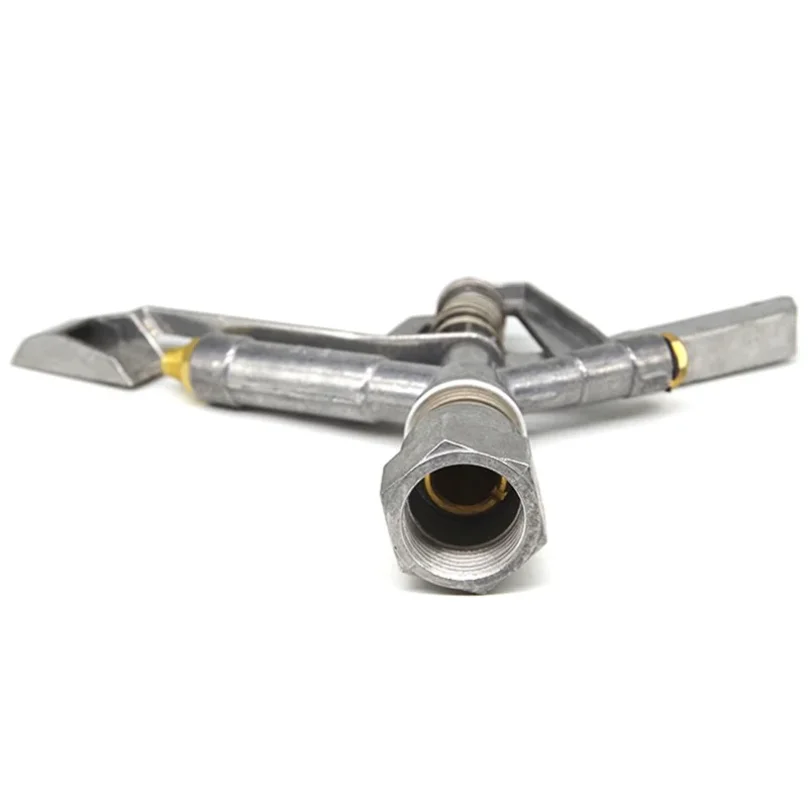 Female Thread Rotating Rocker Irrigation Sprinkler Metal Nozzle Agriculture Farmland Lawn Automatic Irrigation Sprayer
