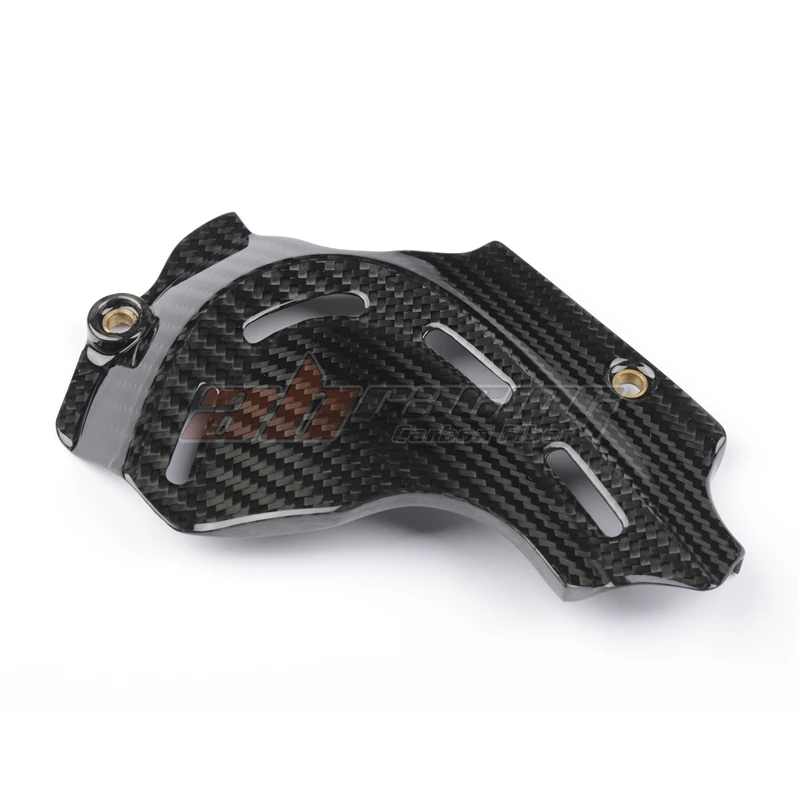 Side Sprocket Chain Case Cover Fairing Cowling For Ducati Monster 696 795 796 1100 EVO Full Carbon Fiber 100%