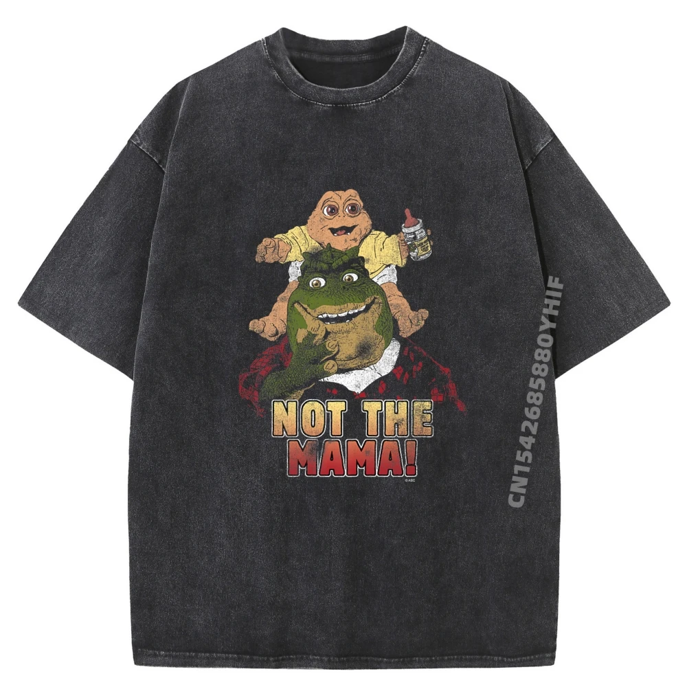 

Loose Washed Not The Mama Premium Fall Clothes Aesthetic Clothes EU SIZE Graphic Tee Youth Men's Clothing Printed Tops