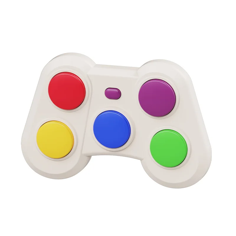 Rhythm Light Chase Game Dual Mode Sensory Toy Rechargeable Reaction Game LED Music Light Matching Family Fun Stress Relief