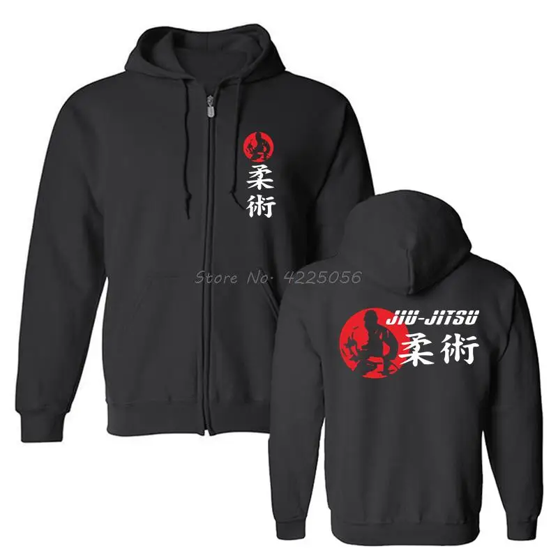 Print Brazilian Mma Judo Karate Jiu Jitsu Hoodie Men Fleece Hoodies Hooded Sweatshirt Streetwear Harajuku