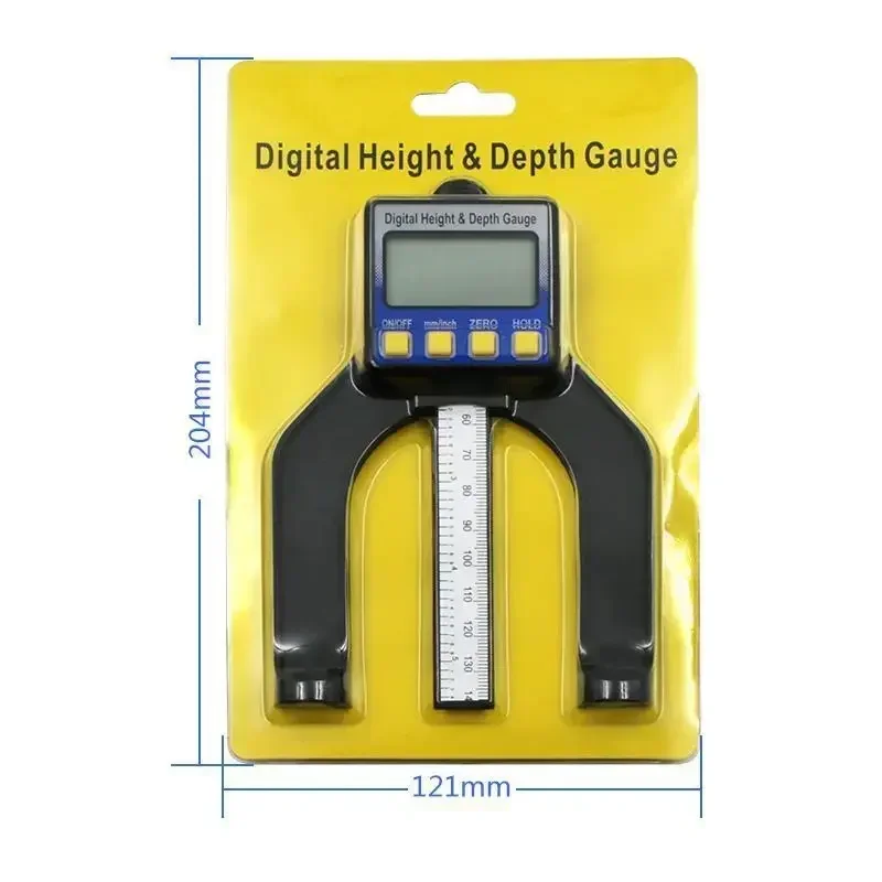 2025 0-80mm Depth Gauge Digital Display Woodworking Table Saw Height Gauge Height Depth Gauge Digital Display Vernier Caliper