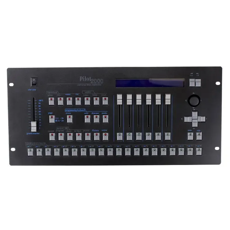 Hot Selling Pilot 2000 Stage Lighting Controller dmx Signal Console Dj Controller Panel