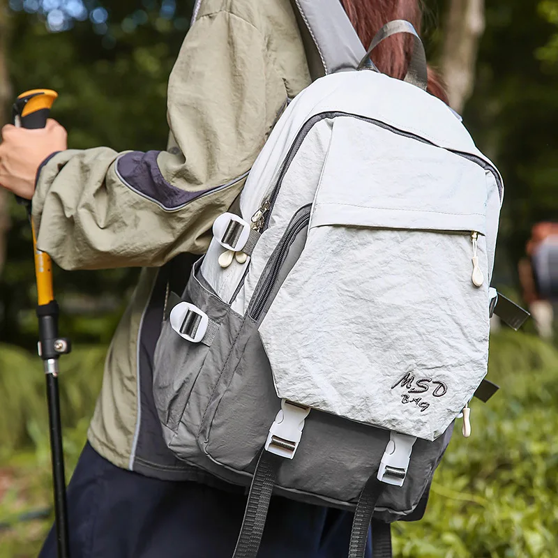 

Школьный рюкзак большой емкости для путешествий на открытом воздухе, спортивные сумки, студенческая школьная сумка, рюкзак, нейлоновая сумка для пары, рюкзаки