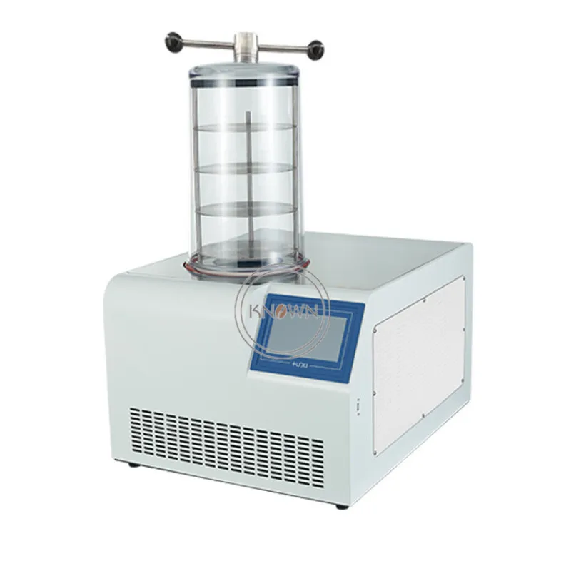 Kleine Desktop Vacuüm Vriesdroger Machine Multifunctionele Dehydrator voor Groenten Fruit Cordyceps Medicinale Laboratorium