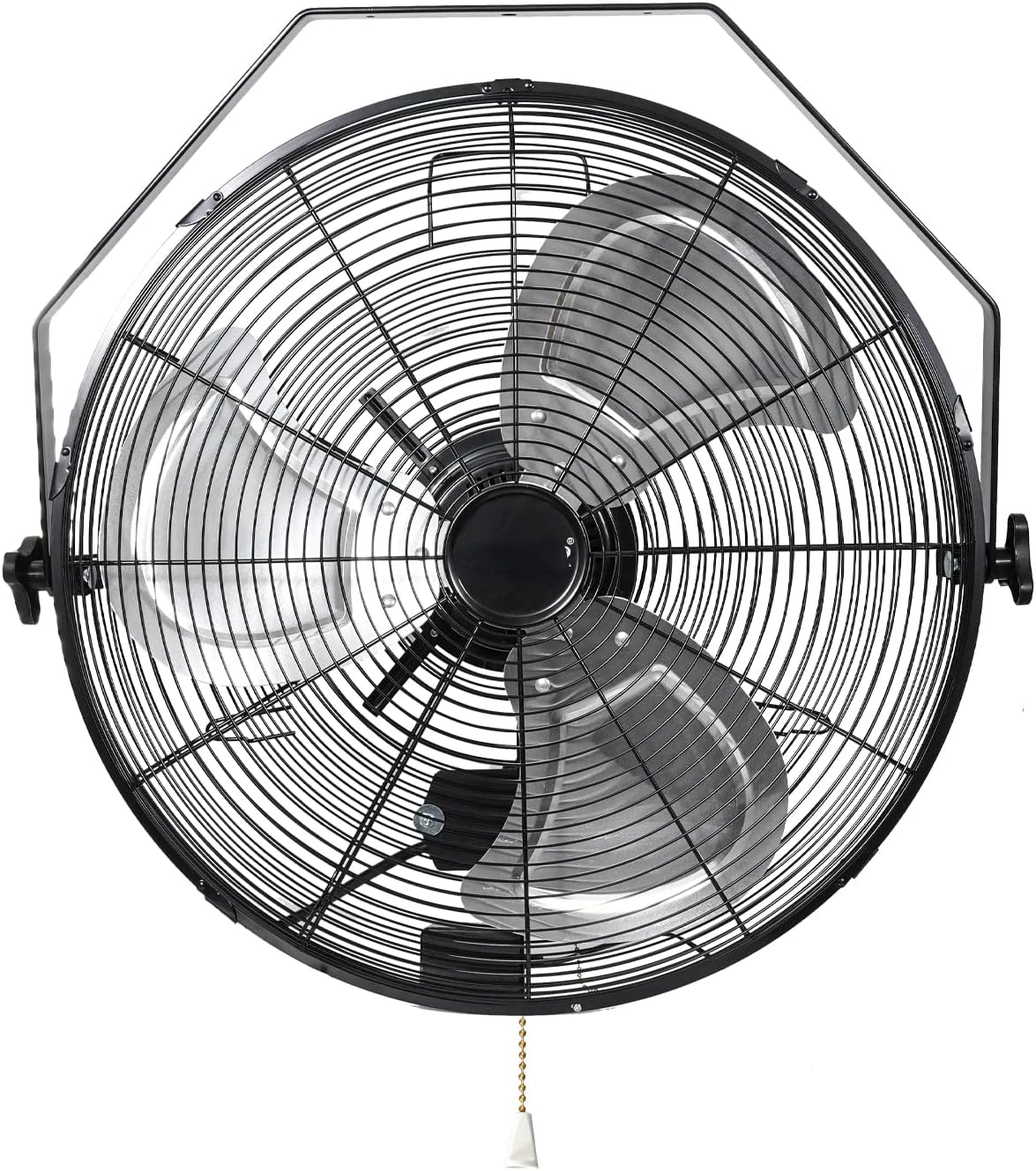 

18 inch High Velocity Wall Mount Fan Oscillating,Industrial Fan with 5 Speed Ventilation,90 Degree Horizontal Oscillation,Heavy