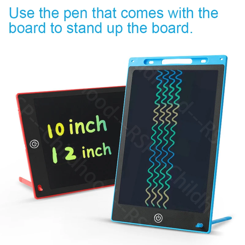 Tavoletta grafica per scrittura LCD da 12/10 pollici utilizzata per scrivere/pittura/apprendimento/giocattoli elettronici educativi regalo per bambini