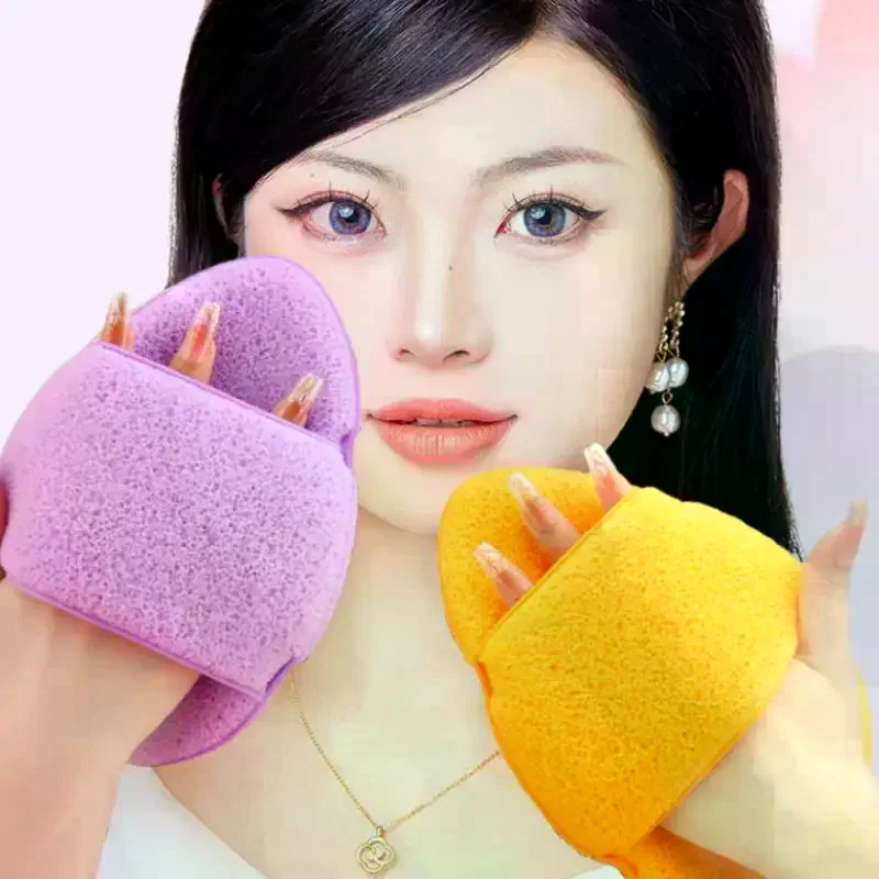 1 stücke Wiederverwendbare Weiche Gesichts Waschen Puffs Gesicht Reinigung Schwamm Pad Reinigung SPA Massage Make-Up Tiefen Entferner Zu Mitesser werkzeug