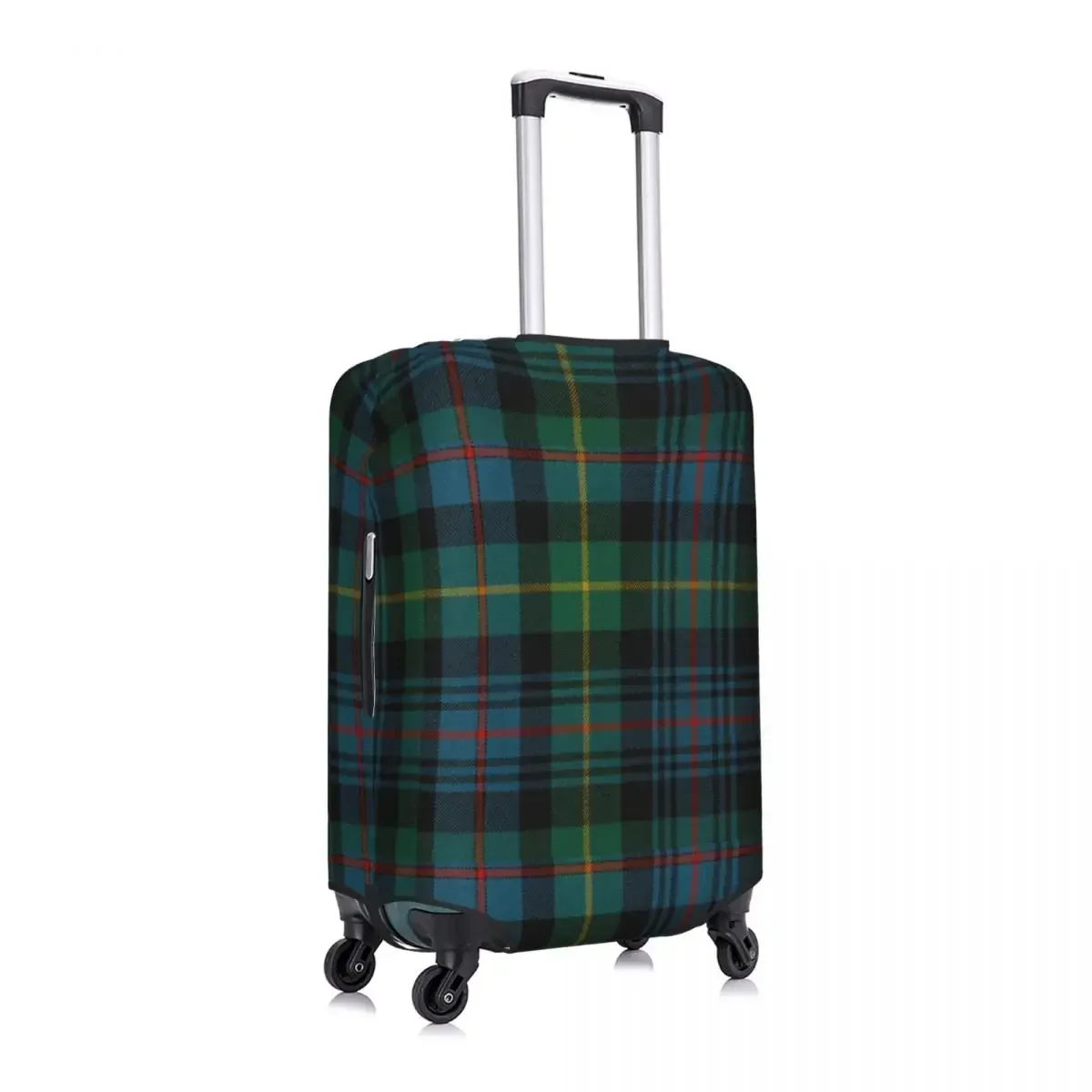 Fashion Green Tartan Plaid Suitcase Cover Dust Proof Gingham Luggage Covers Protector for 18-32 inch