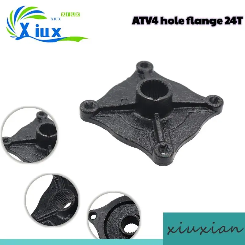 

Rear Wheel Hub Rim Flange Seat with 23 Teeth 4 Bolt for Quad Bike 50cc 200cc 250cc UTV Parts for Guggy Go Kart