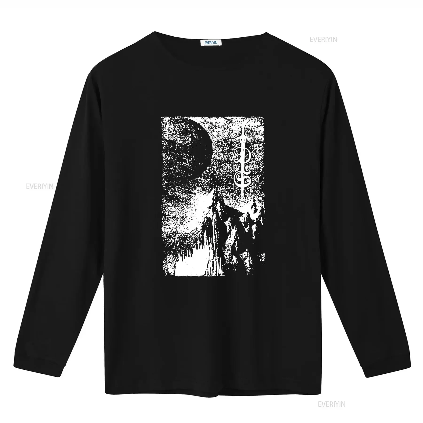 Depressive Silence Black Metal Dungeon Synth T Shirt for  vintage Washed Casual Stylish graphic designer clothes homme fashion