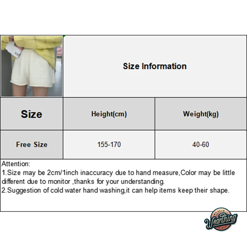 Women Shorts Sport Trousers Casual Fitness Short Rolled Loose Knitted Short Wide Leg Short Ladie Summer Simple Pants Streetwear