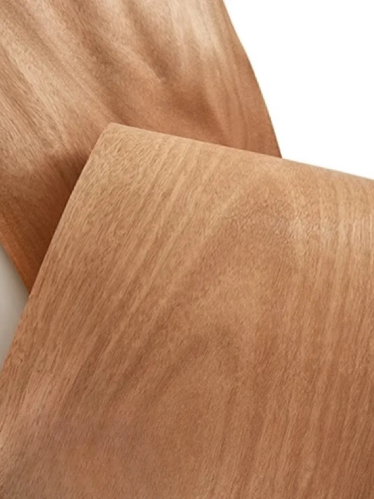 Natural Red Walnut Wood Veneer Peel Dyed Wood Veneer Sheets Floor Veneer L: 2-2.5Meters/pcs Width: 40cm T: 0.4-0.5mm