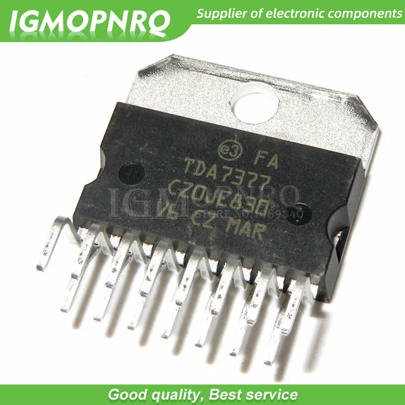 5 uds TDA7377 ZIP-15 2x30WDUAL/QUAD amplificador de potencia para RADIO de coche TDA7377