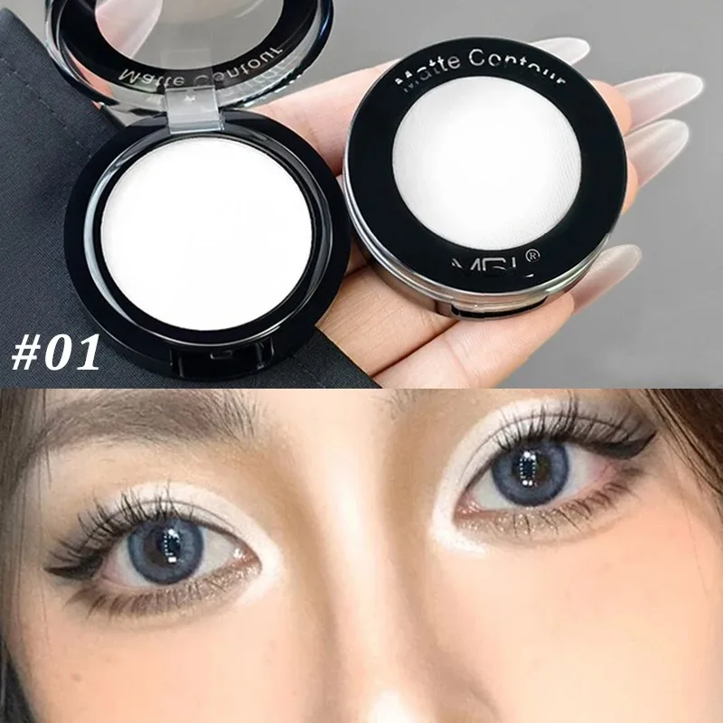 Paleta de sombras foscas, preto e branco, contorno de olhos natural, maquiagem duradoura, brilho, sombra de olhos, paleta de iluminador