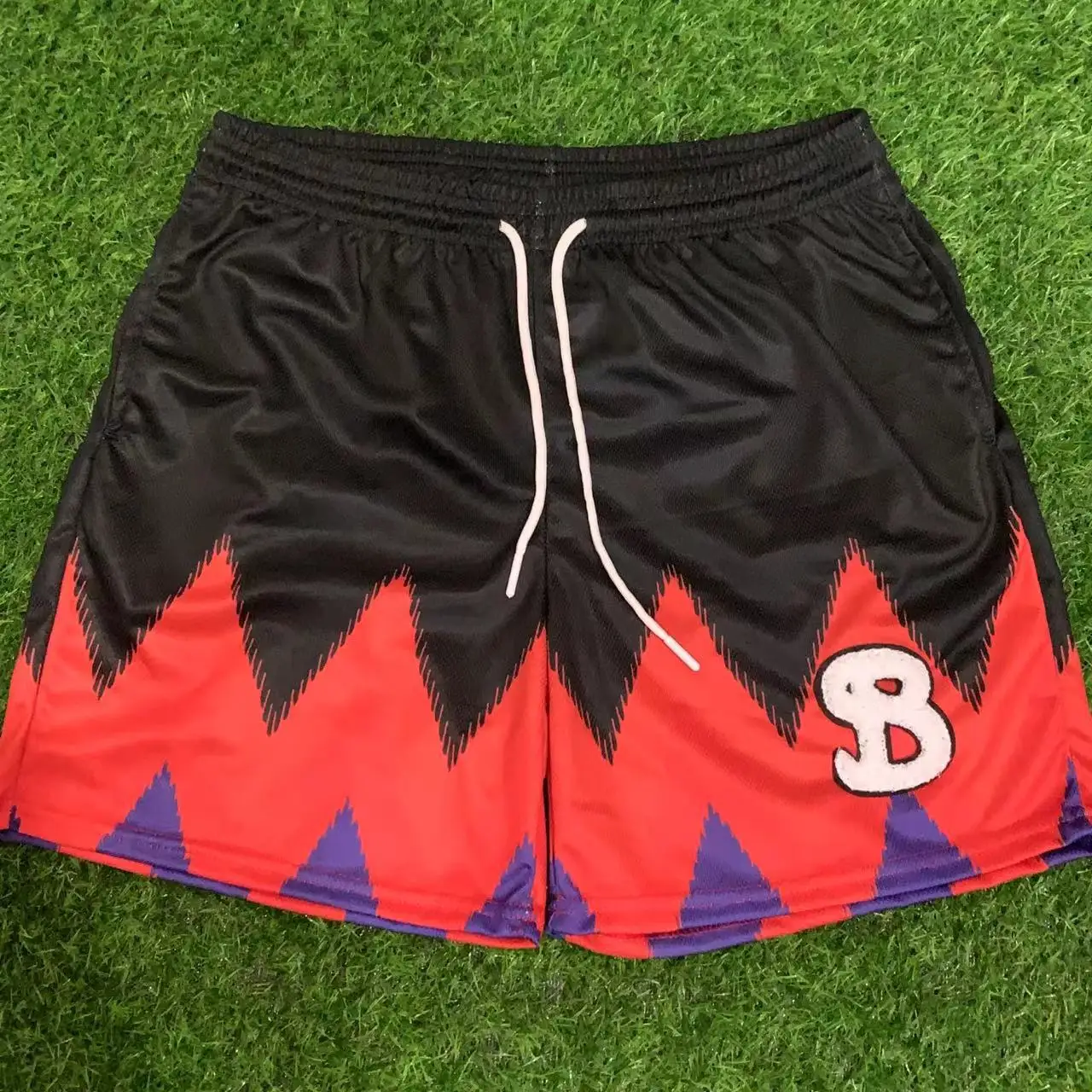 BKTSQD-Shorts Décontractés en Maille à vaccage Rapide, Shorts de dehors de Plein Air, de Course à Pied, de Plage, de Basket-ball, de Marque Wave