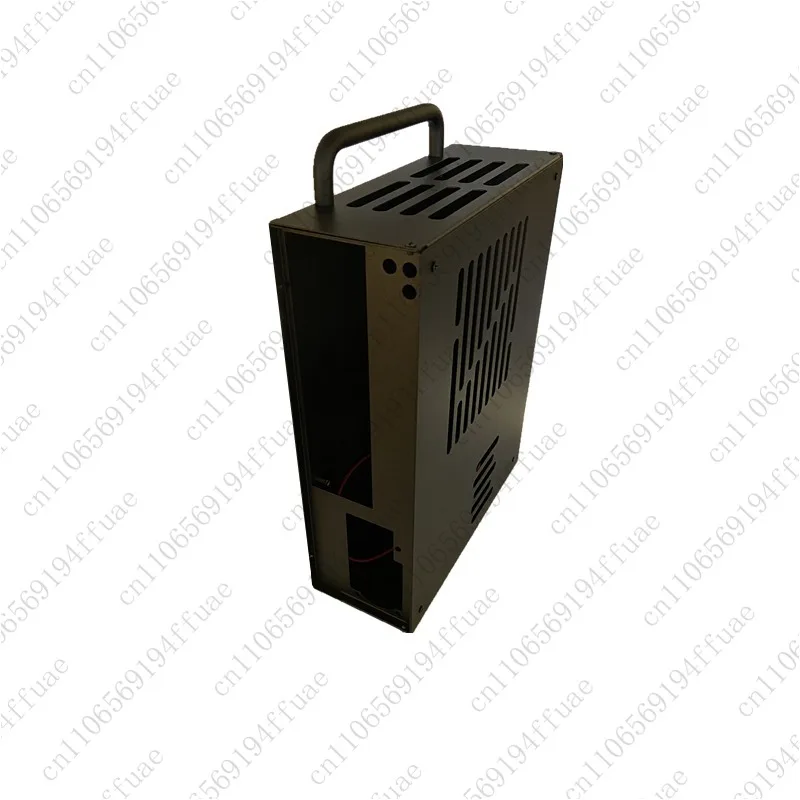 D8 Metal ITX Mini PC Case with Integrated Graphics, Compact 1U Power Supply, Portable Laptop-Style A4 Case for K66
