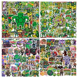 TMNT-Autocollants Tortues Ninja, Dessin Animé Kawaii, Décoration Esthétique Mignonne, Ordinateur Portable, Moto, Bagages, Voiture, Nouveau, 50Pcs