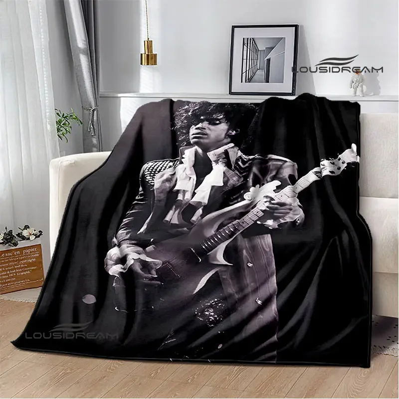 Singer Prince Purple Rain blanket Flannel Blanket Soft and Comfortable Blanket Home travel blanket Birthday Gift