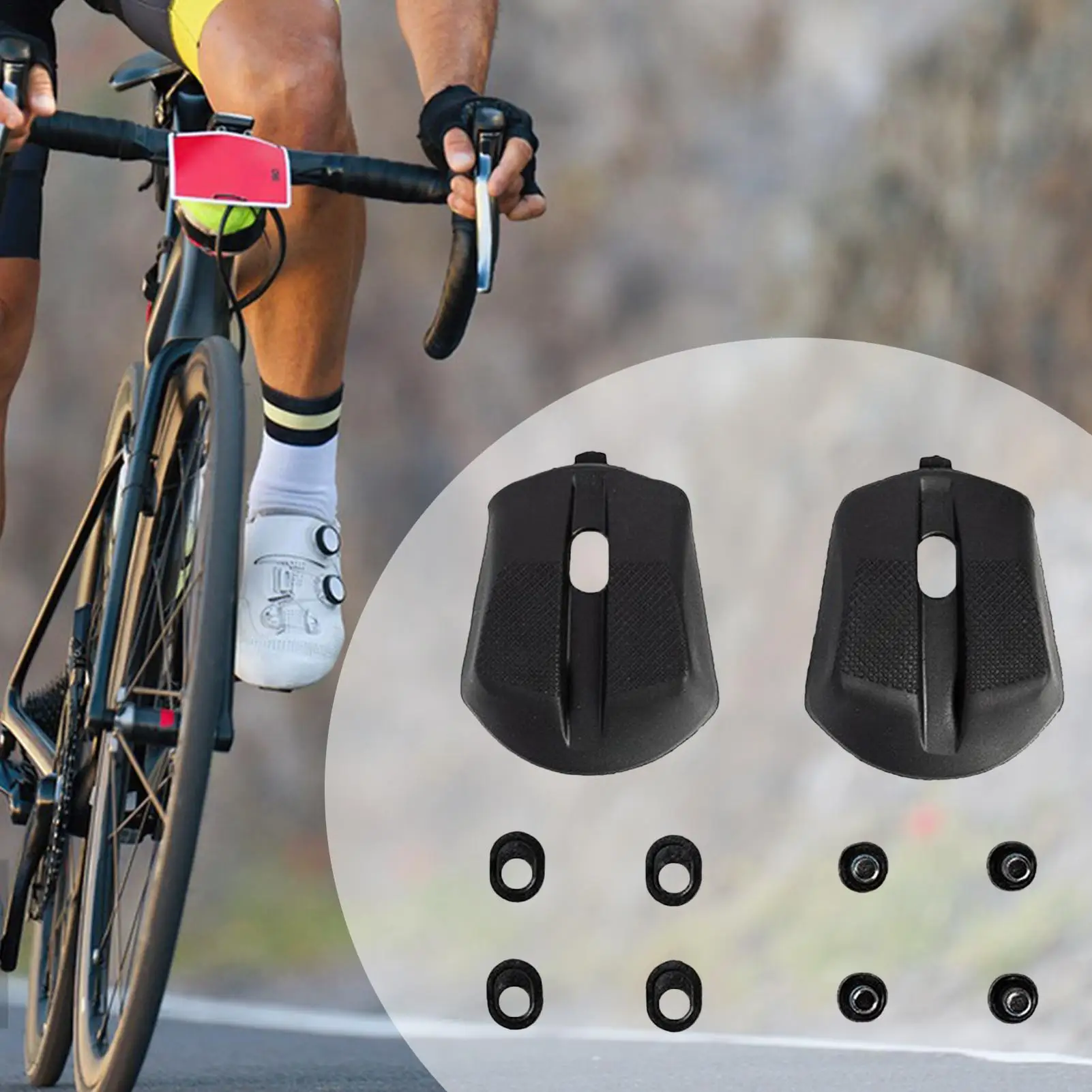 

Heel Pad Road Bike Shoe Heel Replacement Non Slip Sturdy Repair Replacement For Cycling Repair Commute Indoor Home Race Workshop