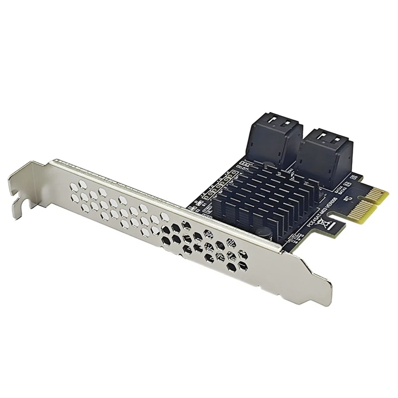 Top-SATA3.0 Expansion Card To PCI-E4 Port 6G Adapter Card 88SE9215 Expansion IPFS Hard Drive Conversion Card Hard