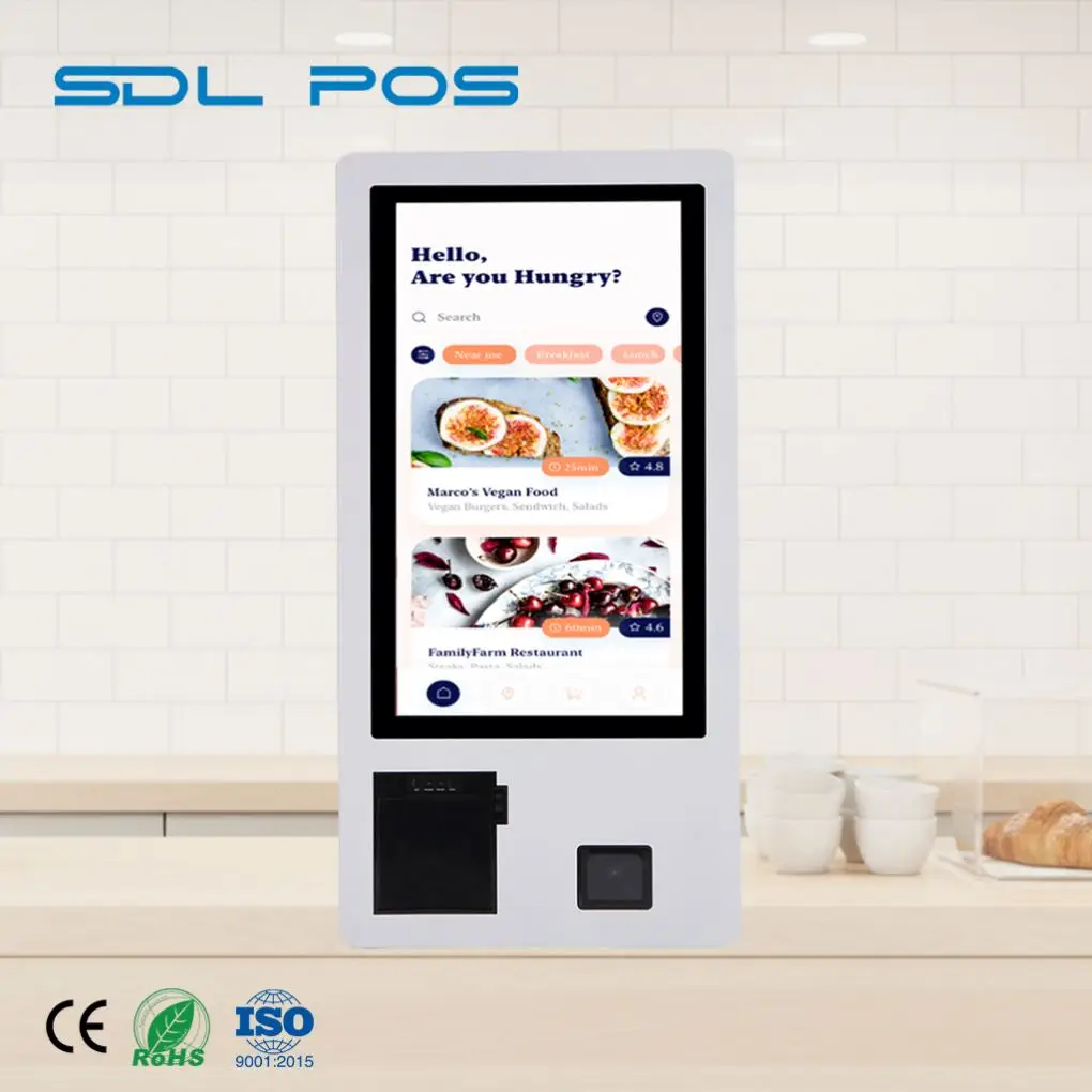 

Smart Self-Service Machine 802.11 B/G/N Wi-Fi Vertical Signage Display Event Check-In Easy Installation Sdlpos 21.5 Inch Kiosk