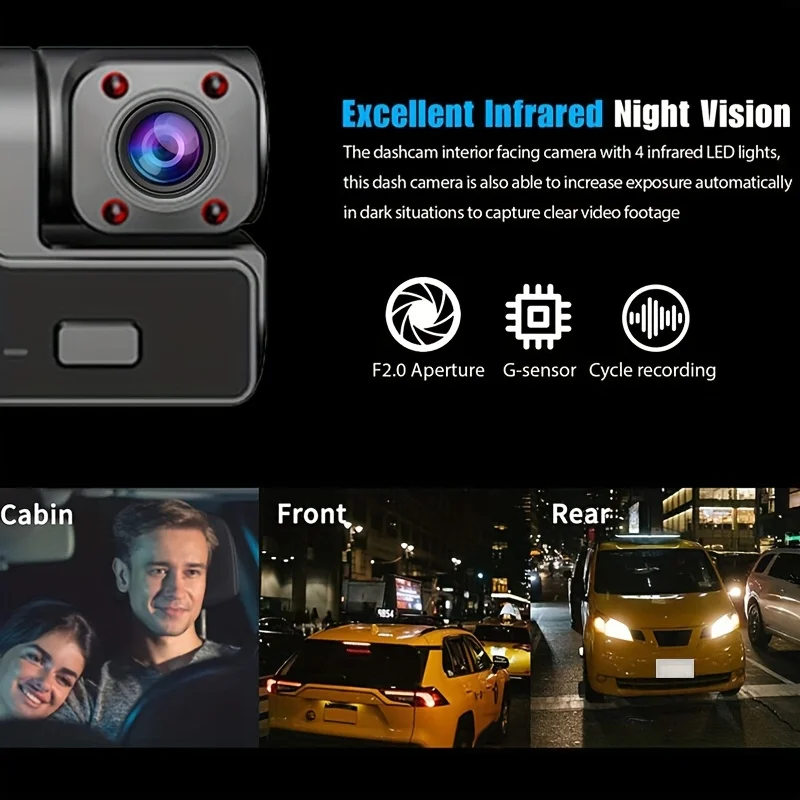 1080P HD Wireless Security Camera with WiFi, USB Rechargeable, Compact Design for Home & Outdoor Surveillance, Black