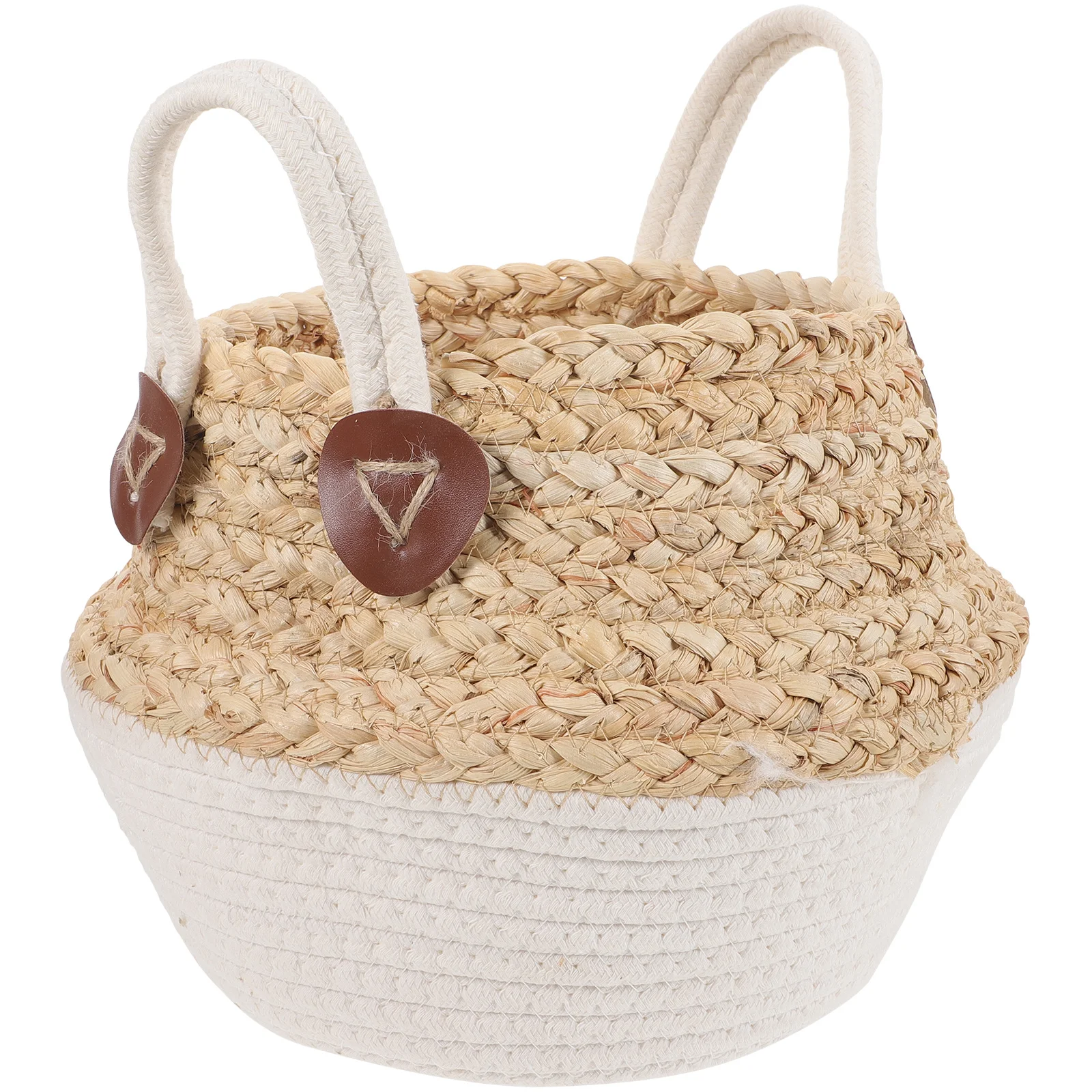

Sea Grass Woven Basket Design Durable Home Decor Christmas Wedding Flower Arrangement Multipurpose Storage