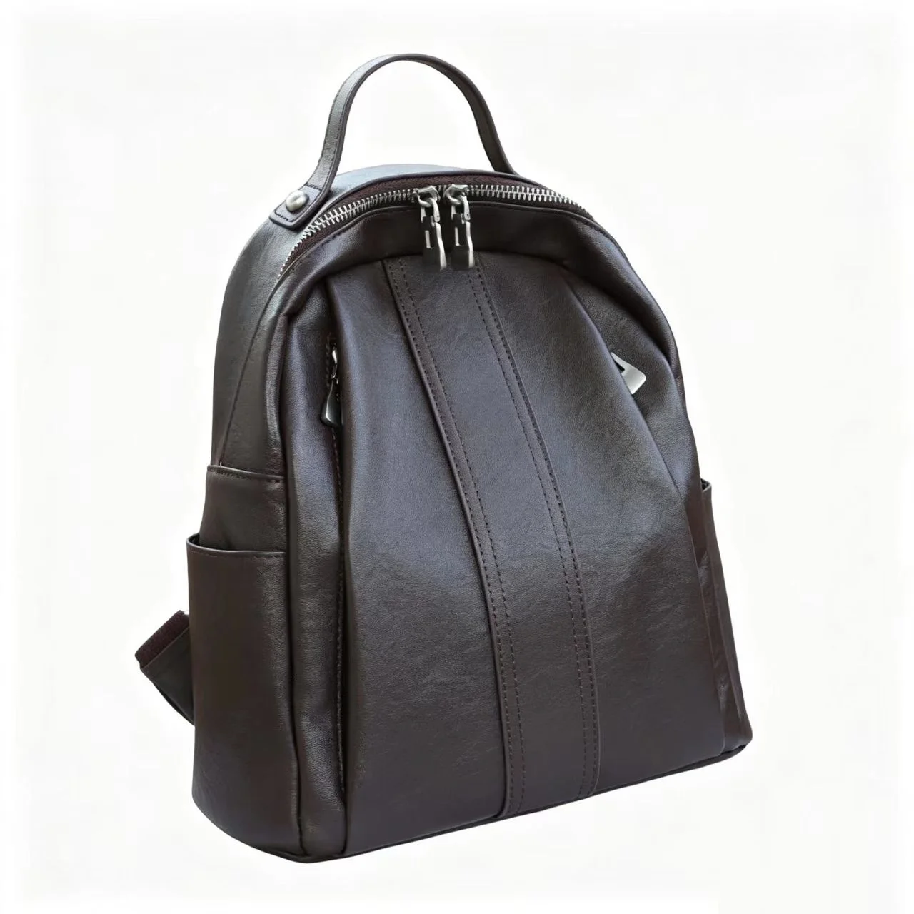 Soft Daily Genuine Leater Backpack Women Spacious Multi Pockets Fashion Casual Cow Leather Knapsack For Travel Business College
