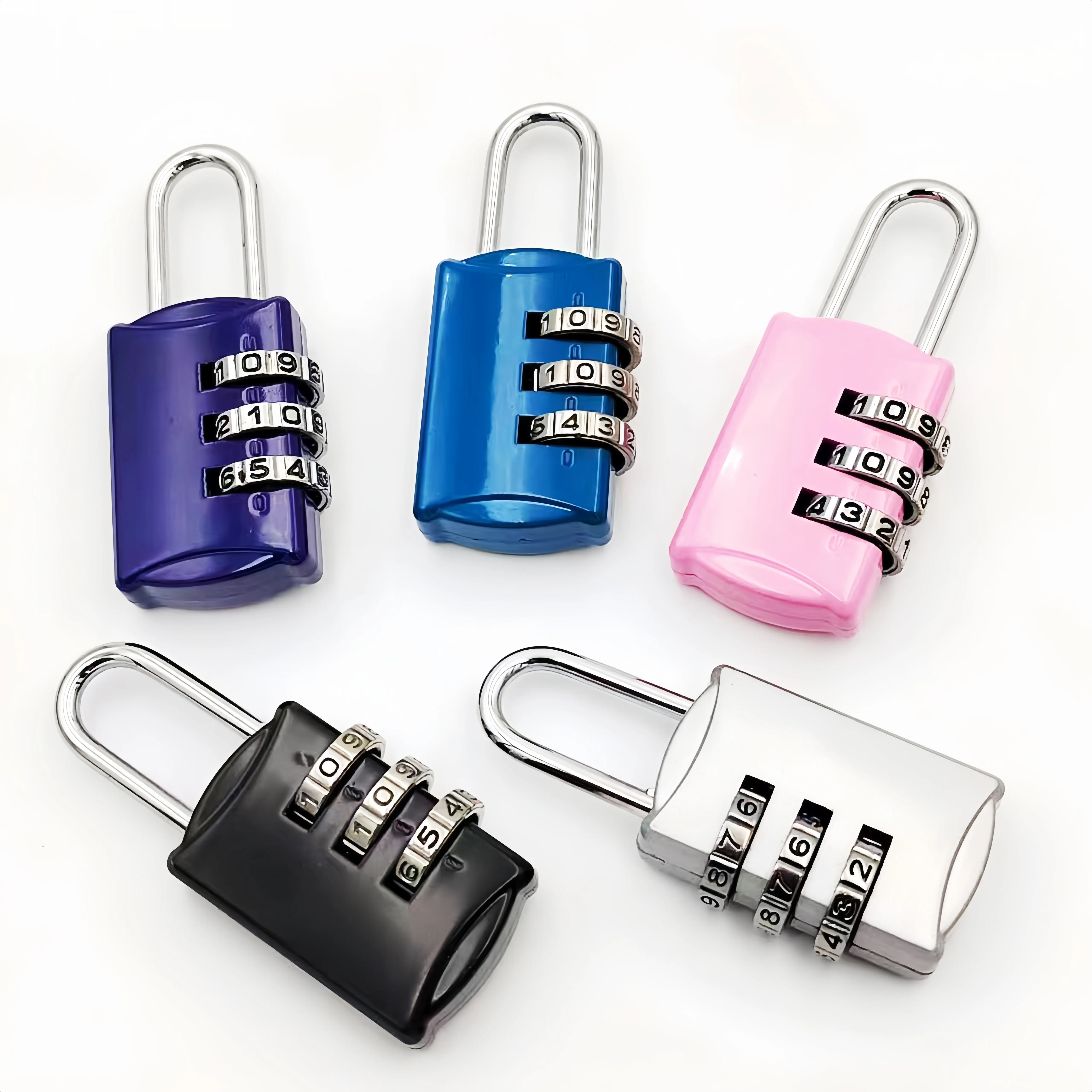 

4-digit Dial Zinc Alloy Combination Lock Combination Outdoor Sports Backpack Suitcase Metal Combination Lock Padlock Key Padlock