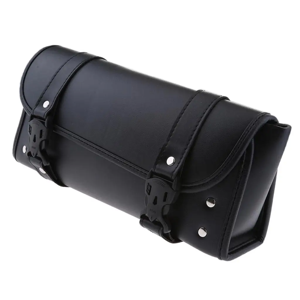 

1 Pcs Motorcycle Front Fork Tool Pouch Handlebar Storage Bag Luggage Saddle Bag 11.8 x 5.5 x 3.3 Inch