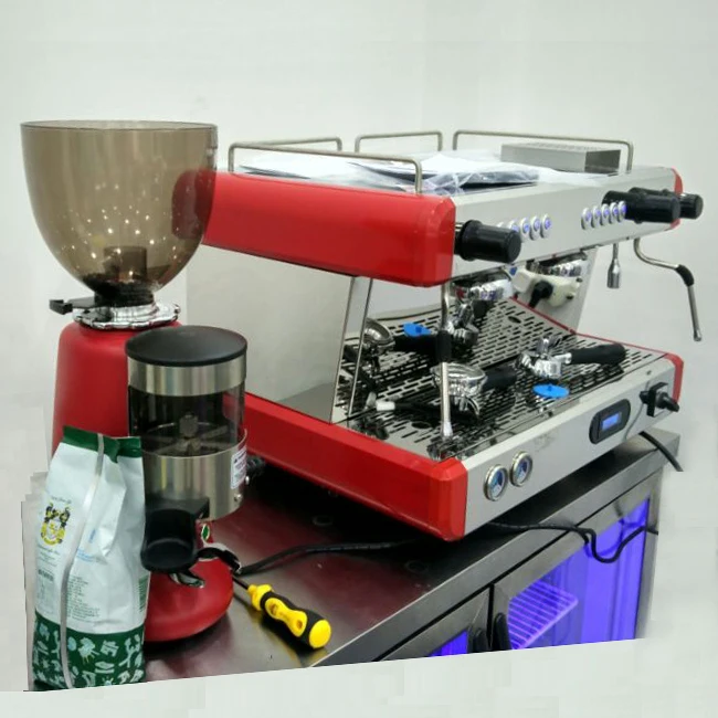 Popular Double Group Professional China Commercial Coffee Maker Italian Barista Espresso Coffee Machine