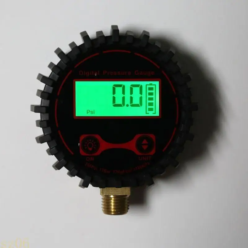 

Q2Q4 Digital Tyre Tire Pressure Gauge with LED Flashlight Lighting 0-250 PSI 1/4"