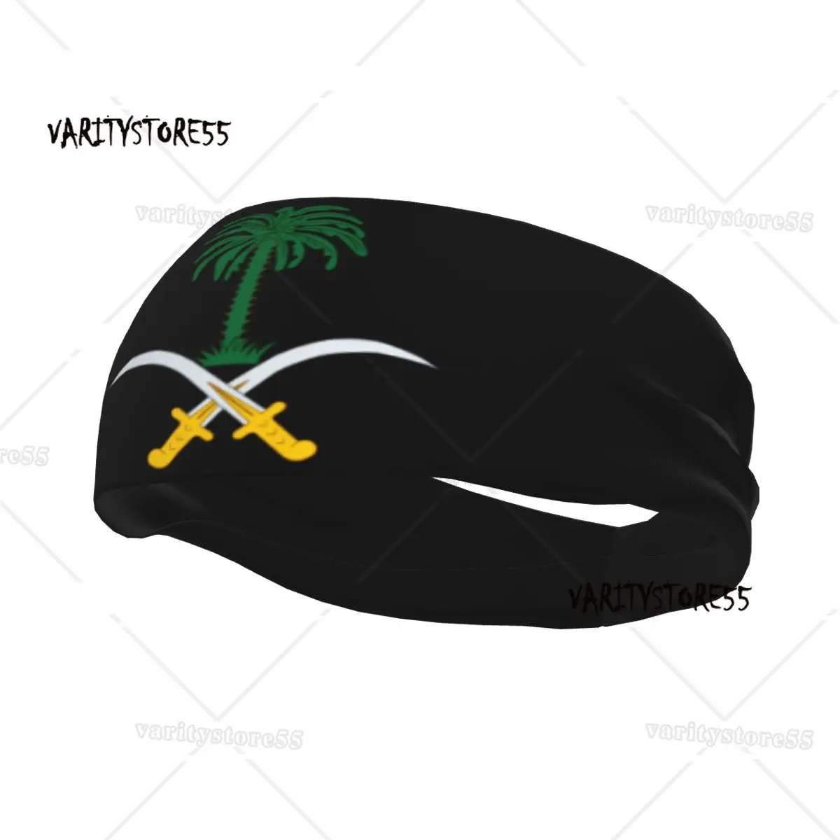 مخصص المملكة العربية السعودية العصابة الرجال النساء الرطوبة فتل العربية شعار الخط رياضة عقال لليوجا #2