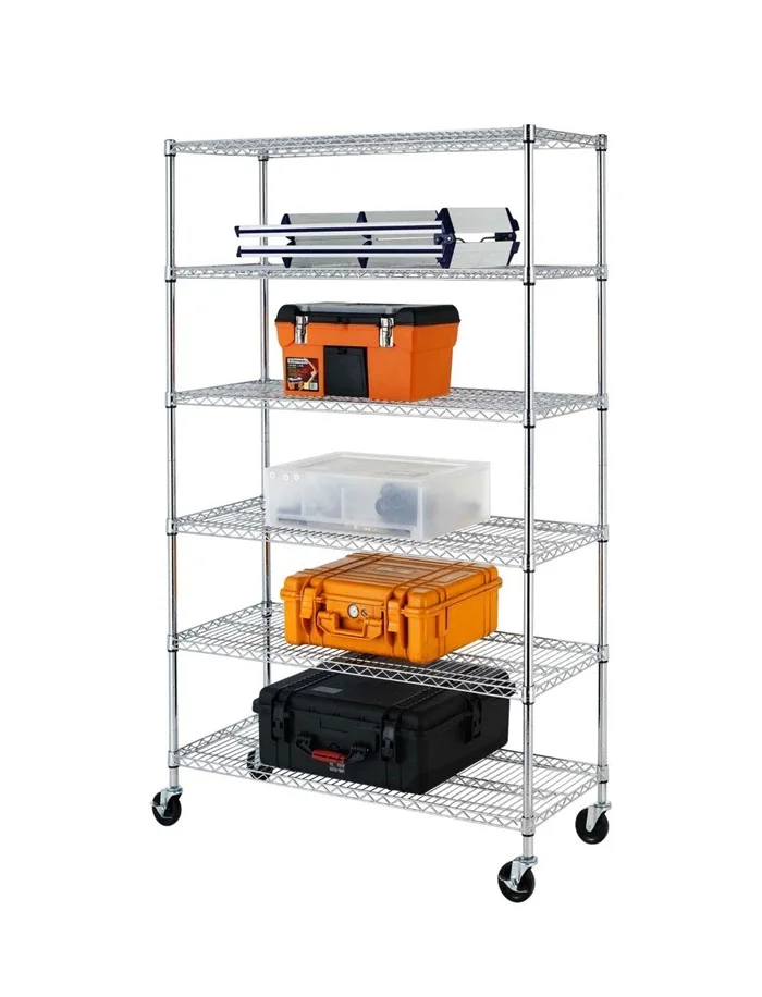 Industrial Wire Shelf Durable 6-Layer NSF