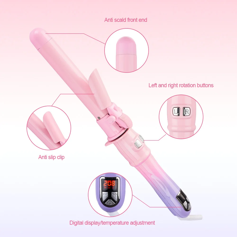 Best Seller Curling Iron Automatic Curling Iron Big Wave Hairdresser Hair Ceramic Rotating Curl