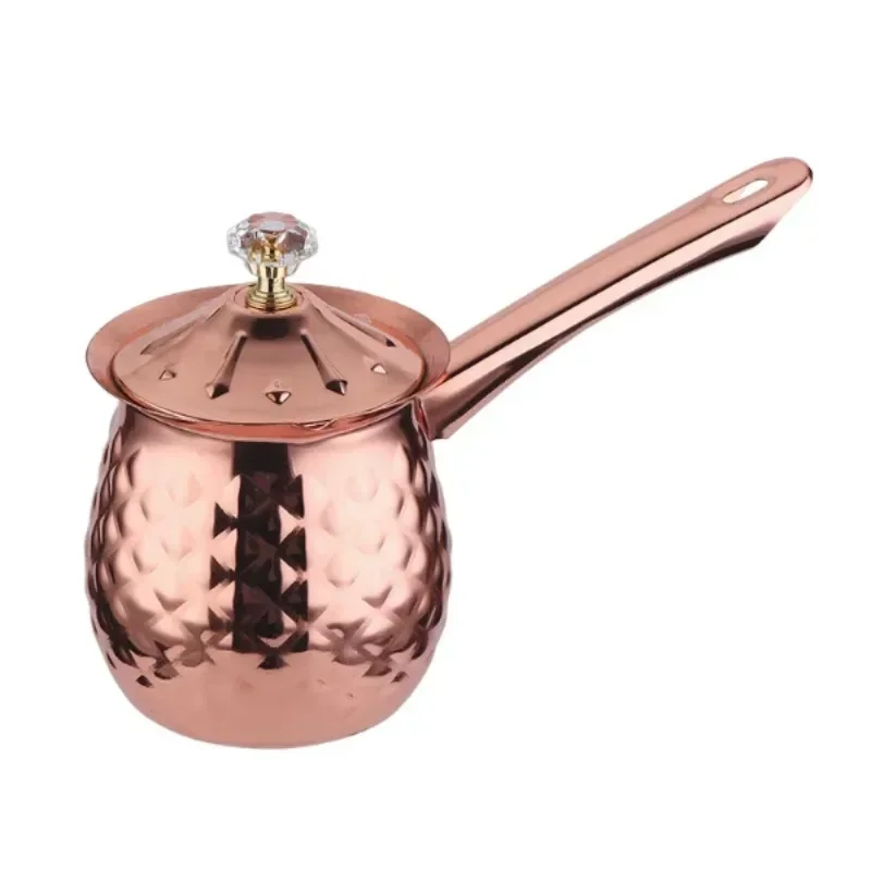 Handmade Stainless Steel Long Handle Coffee Pour Over Pot Household Multi Purpose Teapot For Hanging Ear Coffee Milk Heating