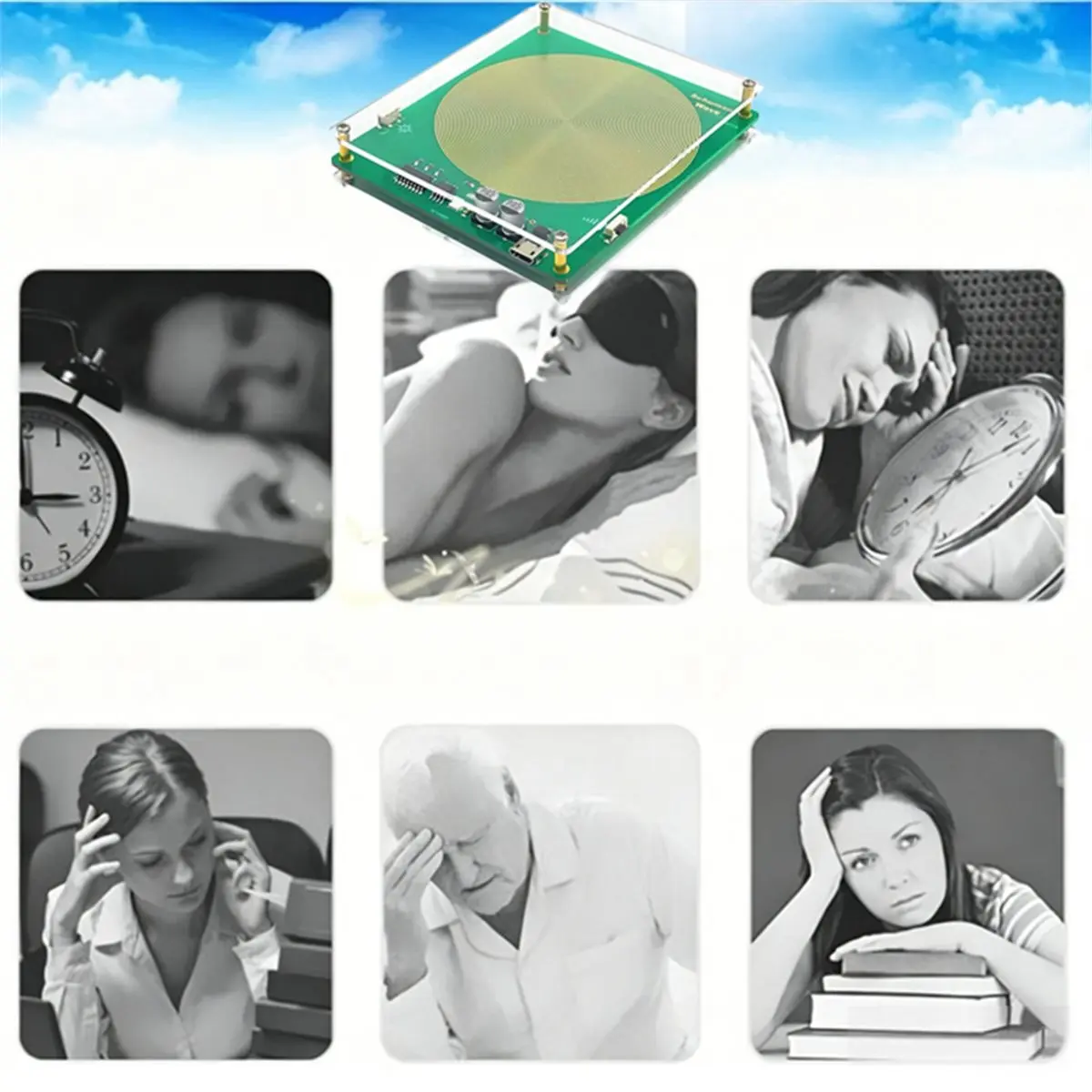 [2026 Tendance] Générateur de Résonance 7.83Hz à Fréquence Réglable, Machine de Sommeil à Ondes, Appareil de Guérison par Fréquence