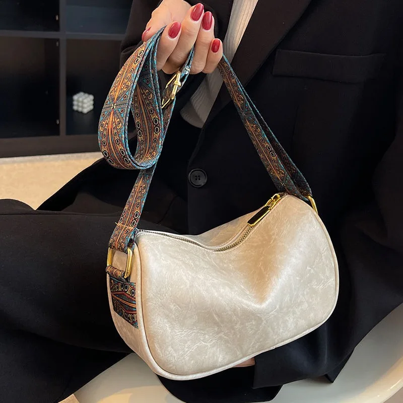 Advanced Retro Small Handbag 2024 New Fashion Luxury Wallet Popular Joker Hand Bag Single Shoulder Bag Messenger Bags Jiaozi Bag