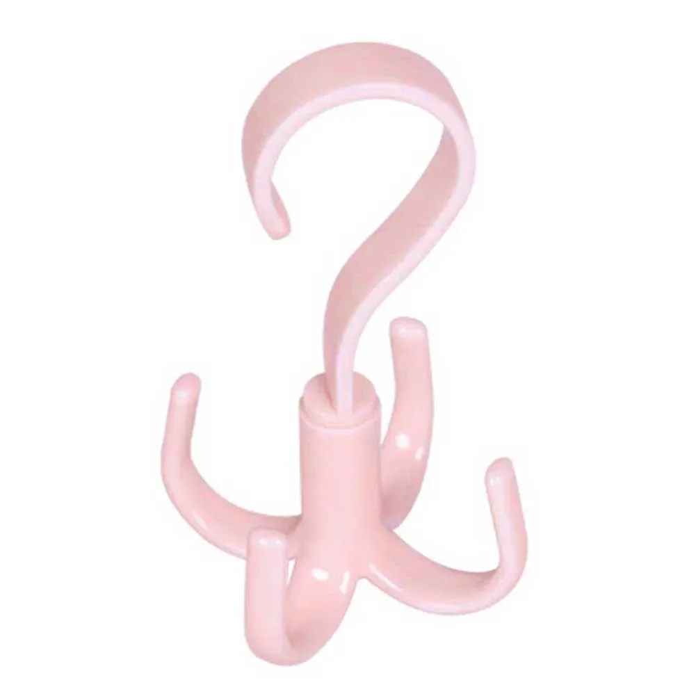 Easy Install Coat Rack Accessory Holder Closet Organizer Rotating Hook Versatile Hanging Options 360 Degree Rotation