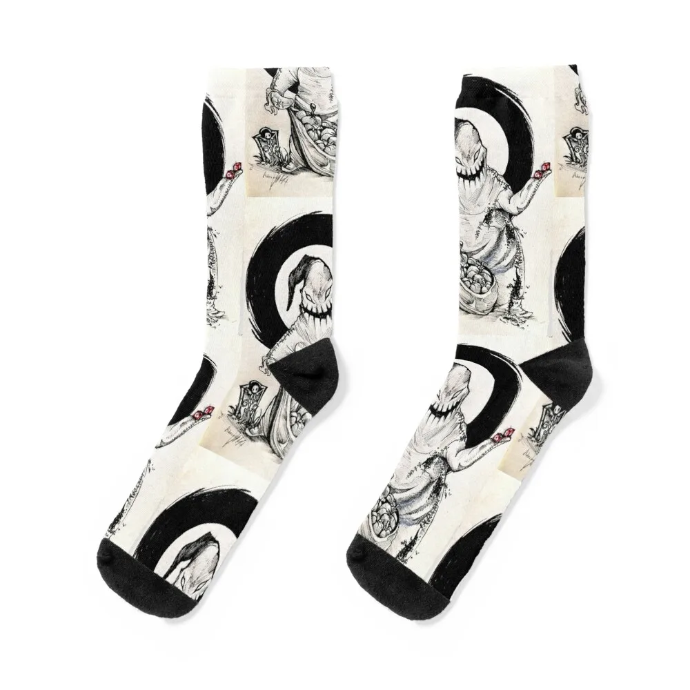 Oogie Boogie, Nightmare Before of Christmas Socks Crossfit sport Antiskid soccer professional running Women's Socks Men's