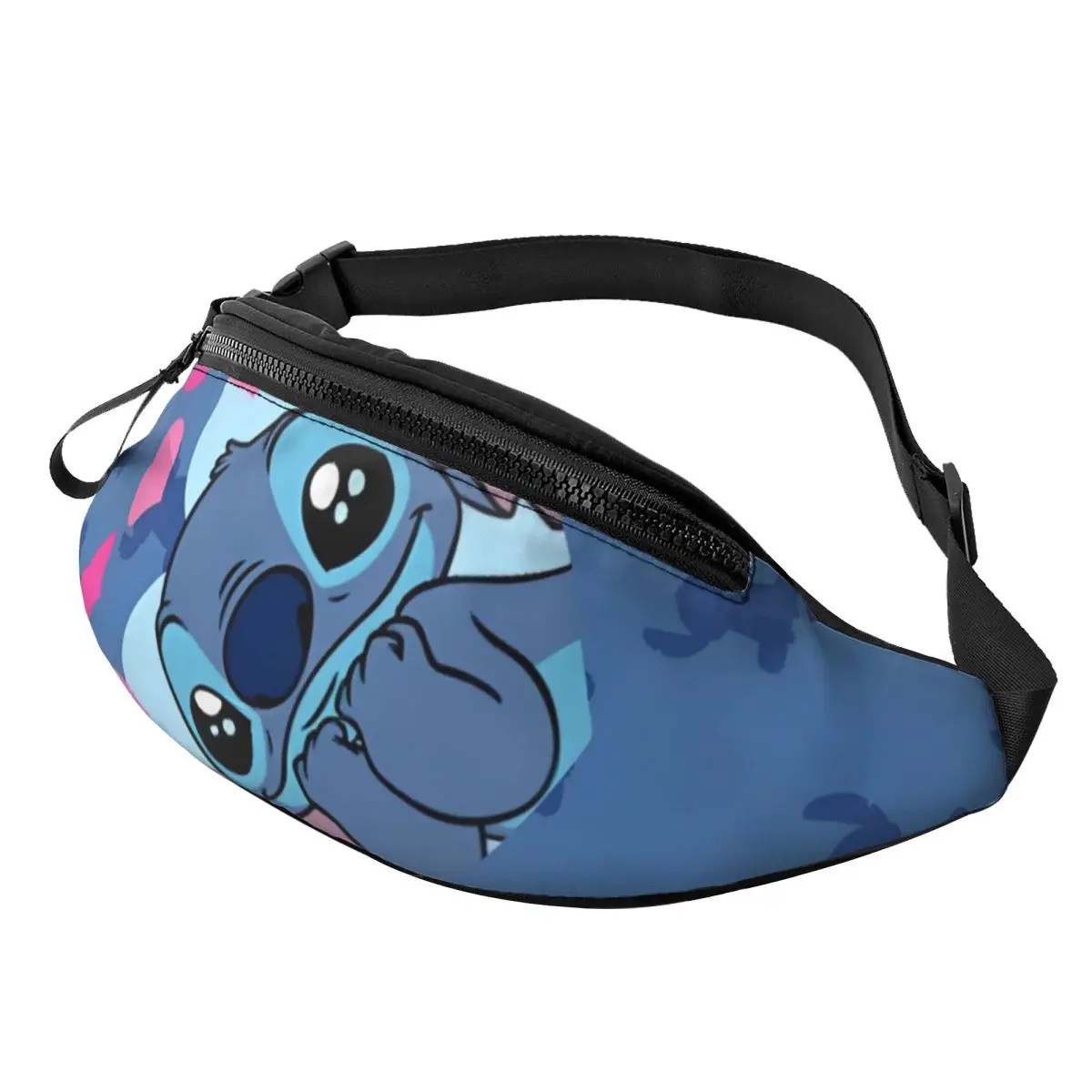 

Kawaii Stitch Crossbody Sling Bag Men Women Chest Bag Cartoon Animation Shoulder Backpack Daypack for Hiking Outdoor Biking Bag
